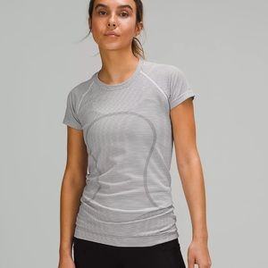 Lululemon Tempo Stripe White/Black swiftly tech 2.0